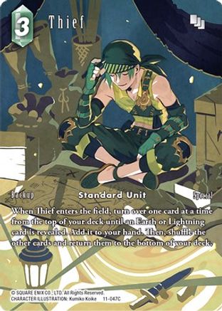 Thief - 11-047C (Full Art) (OPUS XI) Foil - Premium Final Fantasy Single from Opus XI - Just $11.68! Shop now at Game Crave Tournament Store