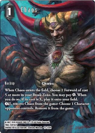 Chaos (Full Art) (OPUS XI) Foil - Premium Final Fantasy Single from Opus XI - Just $17.29! Shop now at Game Crave Tournament Store