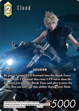 Cloud - 11-136S (Full Art) (OPUS XI) Foil - Premium Final Fantasy Single from Opus XI - Just $7.96! Shop now at Game Crave Tournament Store