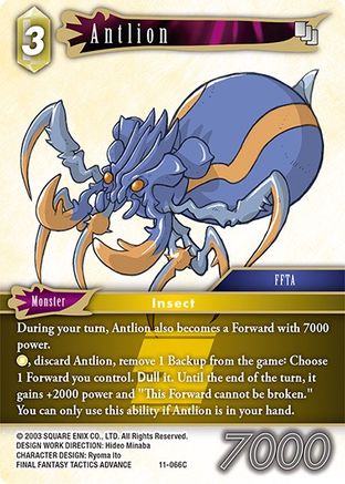 Antlion (OPUS XI) - Premium Final Fantasy Single from Opus XI - Just $0.25! Shop now at Game Crave Tournament Store