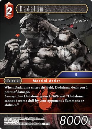 Dadaluma (OPUS XI) Foil - Premium Final Fantasy Single from Opus XI - Just $0.25! Shop now at Game Crave Tournament Store