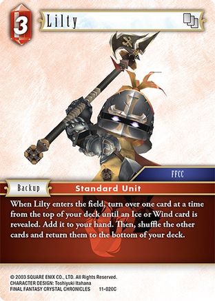 Lilty (OPUS XI) Foil - Premium Final Fantasy Single from Opus XI - Just $0.27! Shop now at Game Crave Tournament Store