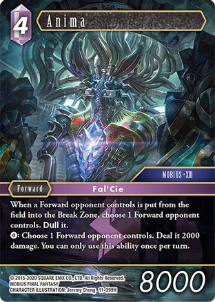 Anima (OPUS XI) Foil - Premium Final Fantasy Single from Opus XI - Just $0.27! Shop now at Game Crave Tournament Store