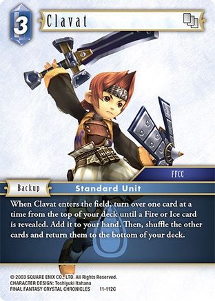 Clavat (OPUS XI) Foil - Premium Final Fantasy Single from Opus XI - Just $0.25! Shop now at Game Crave Tournament Store