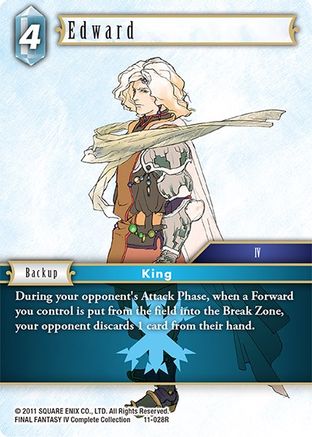 Edward (OPUS XI) Foil - Premium Final Fantasy Single from Opus XI - Just $0.25! Shop now at Game Crave Tournament Store