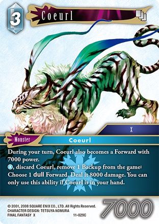 Coeurl (OPUS XI) Foil - Premium Final Fantasy Single from Opus XI - Just $0.25! Shop now at Game Crave Tournament Store