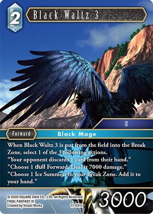 Black Waltz 3 (OPUS XI) Foil - Premium Final Fantasy Single from Opus XI - Just $0.25! Shop now at Game Crave Tournament Store
