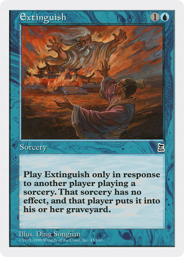 Extinguish (PTK-043) - Portal Three Kingdoms - Premium MTG Single from Wizards of the Coast - Just $0.82! Shop now at Game Crave Tournament Store