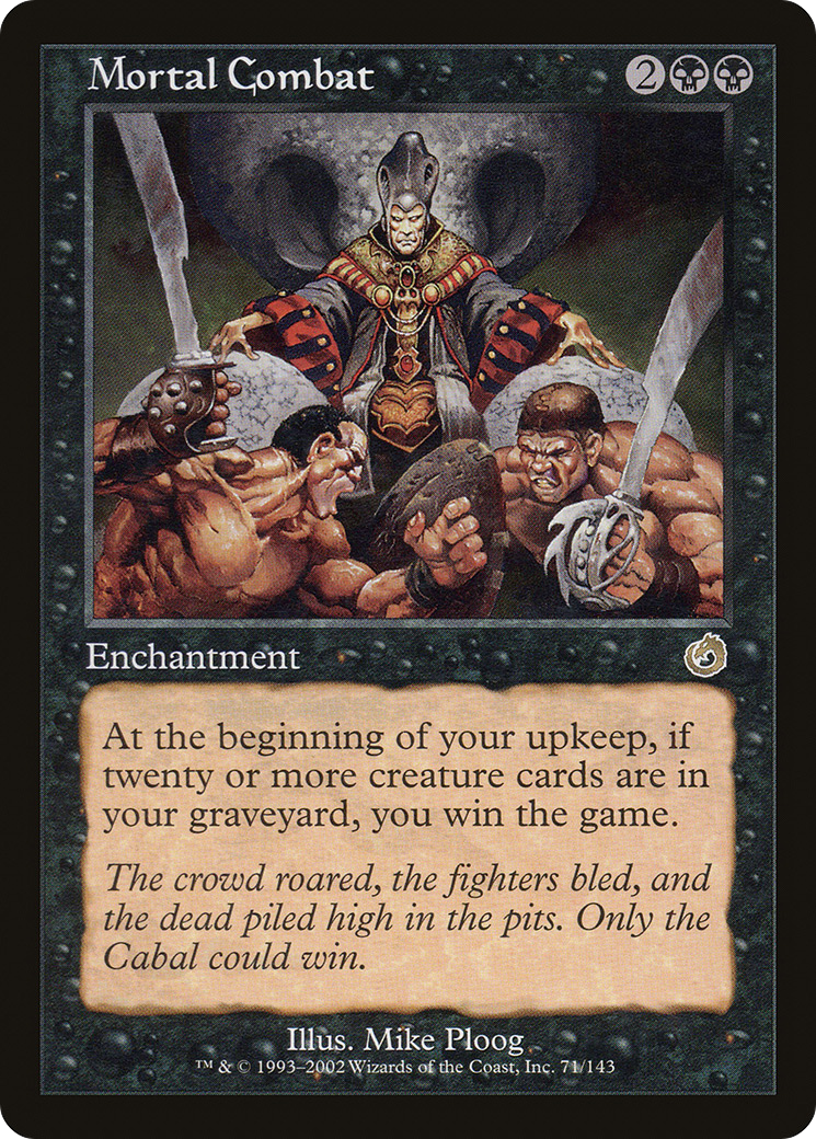 Mortal Combat (TOR-071) - Torment - Premium MTG Single from Wizards of the Coast - Just $3.62! Shop now at Game Crave Tournament Store