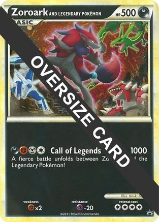 Zoroark and Legendary Pokemon (World of Illusions Promo) - Jumbo Cards Holofoil - Premium Pokemon Single from Nintendo - Just $8! Shop now at Game Crave Tournament Store