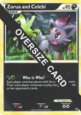 Zorua and Celebi (Black and White Tour Promo) - Jumbo Cards Holofoil - Premium Pokemon Single from Nintendo - Just $0! Shop now at Game Crave Tournament Store