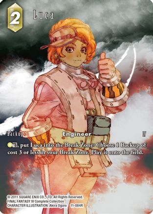 Luca (Full Art) (OPUS XI) Foil - Premium Final Fantasy Single from Opus XI - Just $8.80! Shop now at Game Crave Tournament Store