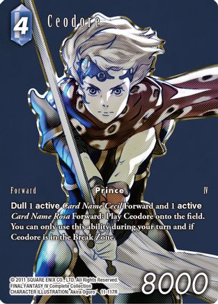 Ceodore (Full Art) (OPUS XI) Foil - Premium Final Fantasy Single from Opus XI - Just $6.84! Shop now at Game Crave Tournament Store
