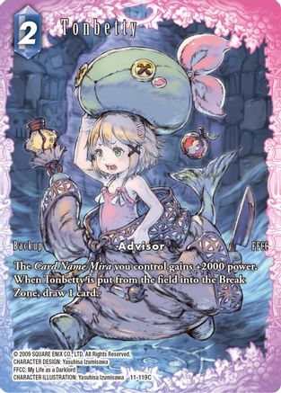 Tonbetty (Full Art) (OPUS XI) Foil - Premium Final Fantasy Single from Opus XI - Just $17.35! Shop now at Game Crave Tournament Store