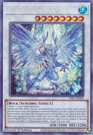 Adamancipator Risen - Dragite (SESL-EN009) - Secret Slayers 1st Edition - Premium Yugioh Single from Konami - Just $2.45! Shop now at Game Crave Tournament Store