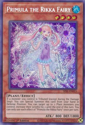 Primula the Rikka Fairy (SESL-EN015) - Secret Slayers 1st Edition - Premium Yugioh Single from Konami - Just $0.54! Shop now at Game Crave Tournament Store