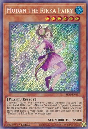 Mudan the Rikka Fairy (SESL-EN017) - Secret Slayers 1st Edition - Premium Yugioh Single from Konami - Just $0.14! Shop now at Game Crave Tournament Store