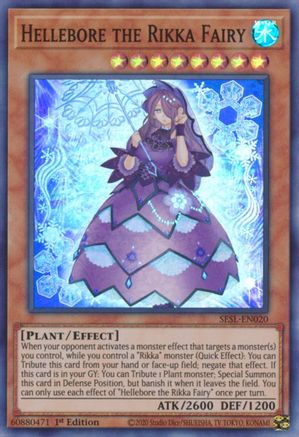 Hellebore the Rikka Fairy (SESL-EN020) - Secret Slayers 1st Edition - Premium Yugioh Single from Konami - Just $0.25! Shop now at Game Crave Tournament Store