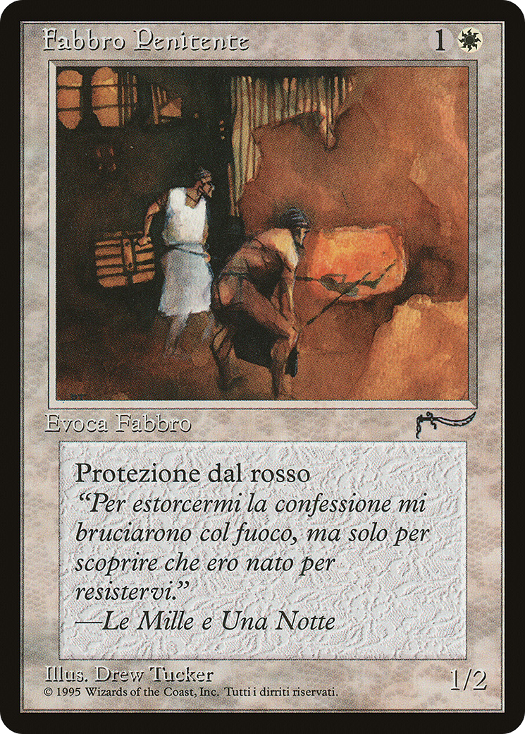 Repentant Blacksmith (RIN-010) - Rinascimento - Premium MTG Single from Wizards of the Coast - Just $8.76! Shop now at Game Crave Tournament Store