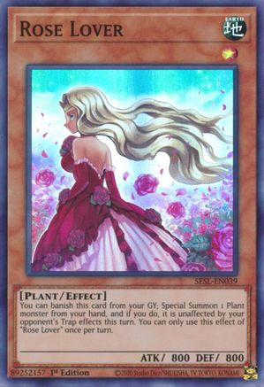 Rose Lover (SESL-EN039) - Secret Slayers 1st Edition - Premium Yugioh Single from Konami - Just $0.24! Shop now at Game Crave Tournament Store