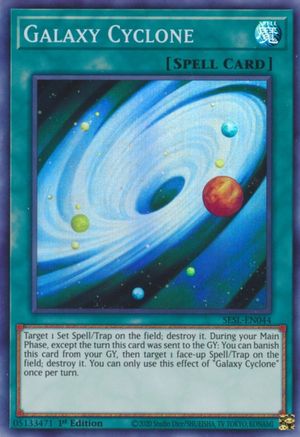 Galaxy Cyclone (SESL-EN044) - Secret Slayers 1st Edition - Premium Yugioh Single from Konami - Just $0.08! Shop now at Game Crave Tournament Store