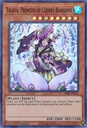 Talaya, Princess of Cherry Blossoms (SESL-EN052) - Secret Slayers 1st Edition - Premium Yugioh Single from Konami - Just $0.25! Shop now at Game Crave Tournament Store