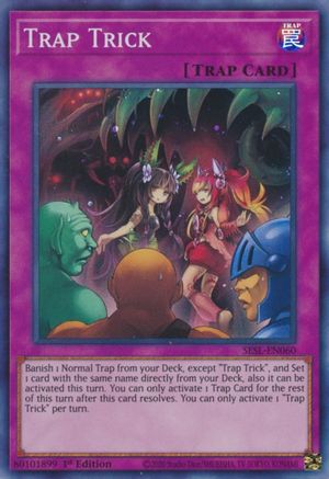 Trap Trick (SESL-EN060) - Secret Slayers 1st Edition - Premium Yugioh Single from Konami - Just $0.50! Shop now at Game Crave Tournament Store