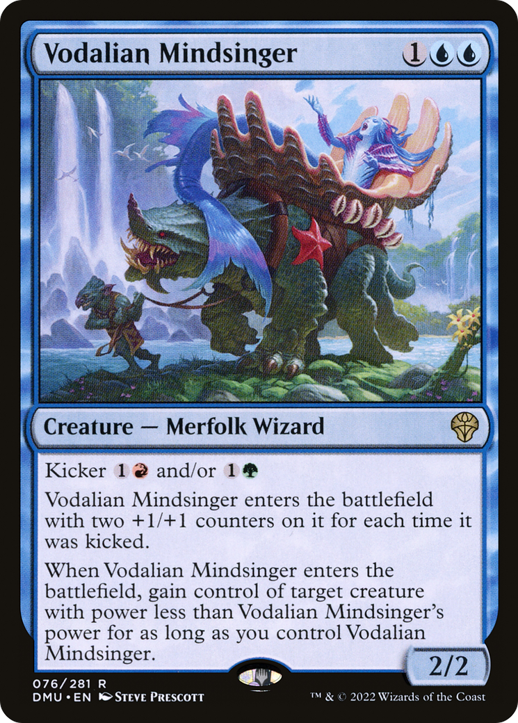 Vodalian Mindsinger (DMU-076) - Dominaria United - Premium MTG Single from Wizards of the Coast - Just $0.08! Shop now at Game Crave Tournament Store