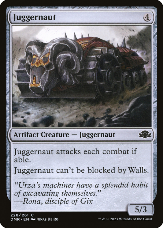 Juggernaut (DMR-228) - Dominaria Remastered - Premium MTG Single from Wizards of the Coast - Just $0.08! Shop now at Game Crave Tournament Store