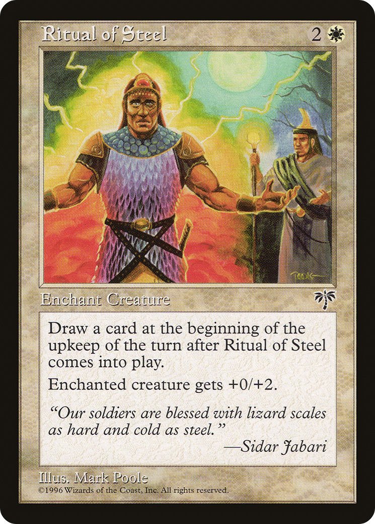 Ritual of Steel (MIR-036) - Mirage - Premium MTG Single from Wizards of the Coast - Just $0.25! Shop now at Game Crave Tournament Store