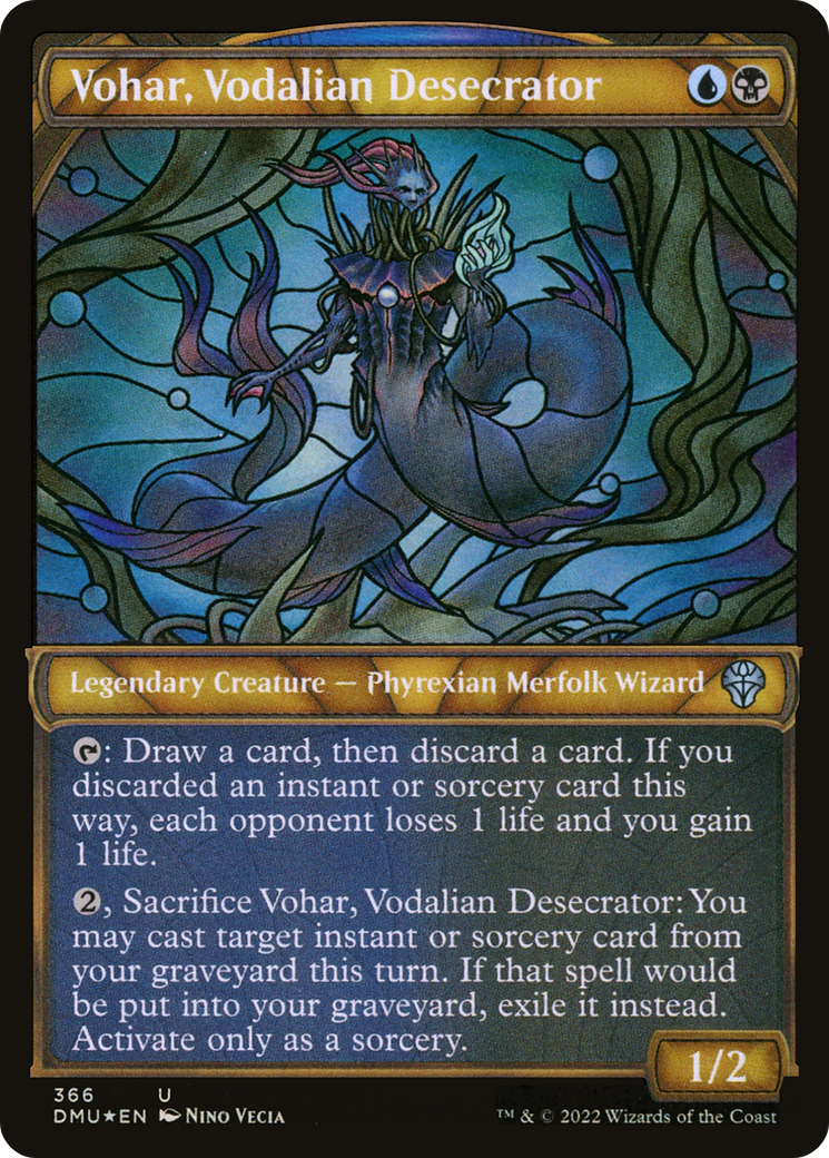 Vohar, Vodalian Desecrator (DMU-366) - Dominaria United: (Showcase) Foil - Premium MTG Single from Wizards of the Coast - Just $0.10! Shop now at Game Crave Tournament Store