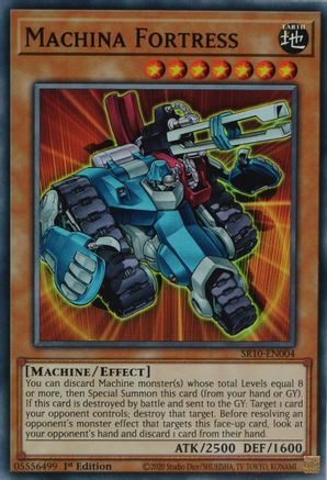 Machina Fortress (SR10-EN004) - Structure Deck: Mechanized Madness 1st Edition - Premium Yugioh Single from Konami - Just $0.62! Shop now at Game Crave Tournament Store