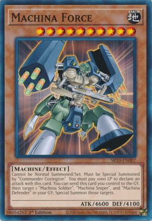 Machina Force (SR10-EN007) - Structure Deck: Mechanized Madness 1st Edition - Premium Yugioh Single from Konami - Just $1.70! Shop now at Game Crave Tournament Store