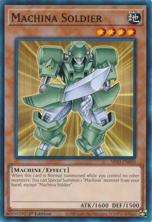 Machina Soldier (SR10-EN010) - Structure Deck: Mechanized Madness 1st Edition - Premium Yugioh Single from Konami - Just $0.08! Shop now at Game Crave Tournament Store