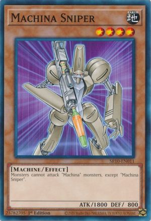Machina Sniper (SR10-EN011) - Structure Deck: Mechanized Madness 1st Edition - Premium Yugioh Single from Konami - Just $0.25! Shop now at Game Crave Tournament Store