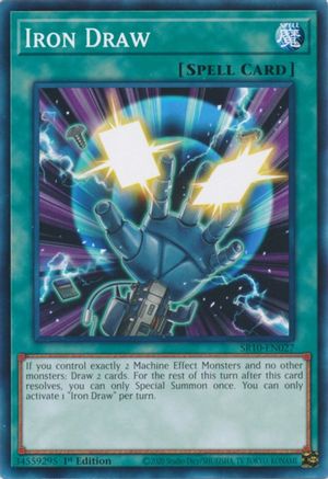 Iron Draw (SR10-EN027) - Structure Deck: Mechanized Madness 1st Edition - Premium Yugioh Single from Konami - Just $0.25! Shop now at Game Crave Tournament Store