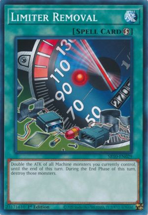 Limiter Removal (SR10-EN029) - Structure Deck: Mechanized Madness 1st Edition - Premium Yugioh Single from Konami - Just $0.23! Shop now at Game Crave Tournament Store