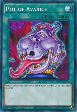Pot of Avarice (SR10-EN031) - Structure Deck: Mechanized Madness 1st Edition - Premium Yugioh Single from Konami - Just $0.61! Shop now at Game Crave Tournament Store