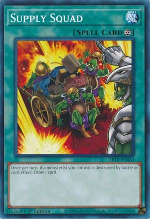 Supply Squad (SR10-EN033) - Structure Deck: Mechanized Madness 1st Edition - Premium Yugioh Single from Konami - Just $0.25! Shop now at Game Crave Tournament Store