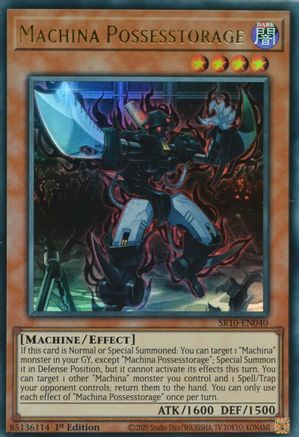 Machina Possesstorage (SR10-EN040) - Structure Deck: Mechanized Madness 1st Edition - Premium Yugioh Single from Konami - Just $0.08! Shop now at Game Crave Tournament Store