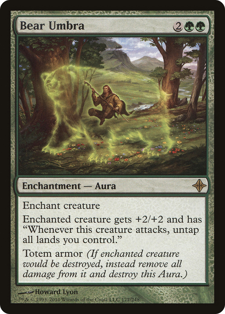 Bear Umbra (ROE-177) - Rise of the Eldrazi Foil - Premium MTG Single from Wizards of the Coast - Just $14.40! Shop now at Game Crave Tournament Store