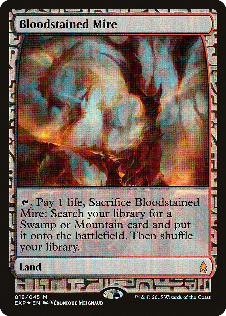 Bloodstained Mire (EXP-018) - Zendikar Expeditions Foil - Premium MTG Single from Wizards of the Coast - Just $25.24! Shop now at Game Crave Tournament Store