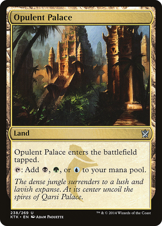 Opulent Palace (KTK-238) - Khans of Tarkir - Premium MTG Single from Wizards of the Coast - Just $0.08! Shop now at Game Crave Tournament Store