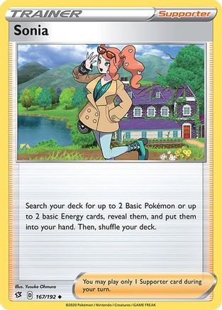 Sonia 167/192 - Rebel Clash - Premium Pokemon Single from Nintendo - Just $0.25! Shop now at Game Crave Tournament Store