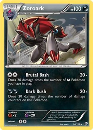 Zoroark - 90/113 90 - Deck Exclusives - Premium Pokemon Single from Nintendo - Just $0.51! Shop now at Game Crave Tournament Store