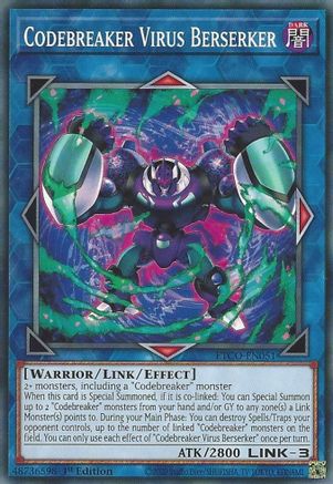 Codebreaker Virus Berserker (ETCO-EN051) - Eternity Code 1st Edition - Premium Yugioh Single from Konami - Just $0.25! Shop now at Game Crave Tournament Store