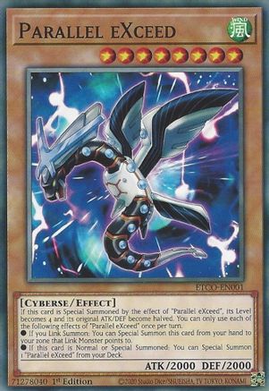 Parallel eXceed (ETCO-EN001) - Eternity Code 1st Edition - Premium Yugioh Single from Konami - Just $0.67! Shop now at Game Crave Tournament Store