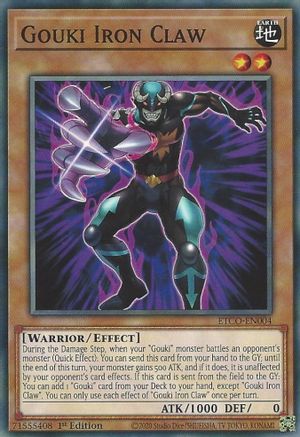 Gouki Iron Claw (ETCO-EN004) - Eternity Code 1st Edition - Premium Yugioh Single from Konami - Just $0.08! Shop now at Game Crave Tournament Store