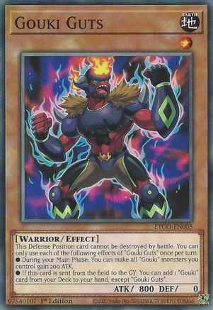 Gouki Guts (ETCO-EN005) - Eternity Code 1st Edition - Premium Yugioh Single from Konami - Just $0.25! Shop now at Game Crave Tournament Store
