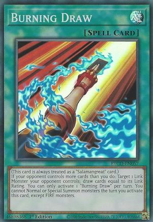 Burning Draw (ETCO-EN057) - Eternity Code 1st Edition - Premium Yugioh Single from Konami - Just $0.25! Shop now at Game Crave Tournament Store